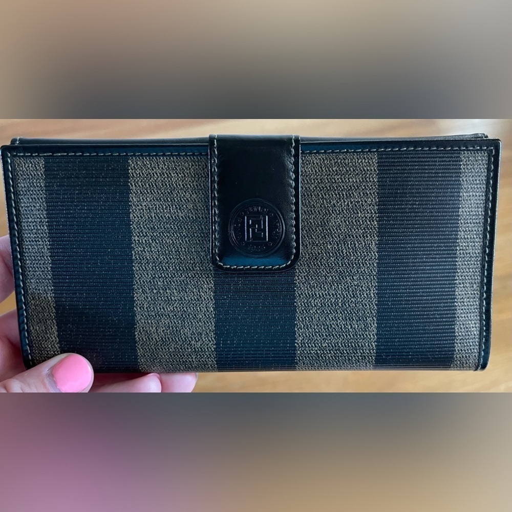 Fendi pequin striped wallet - Picture 3 of 12